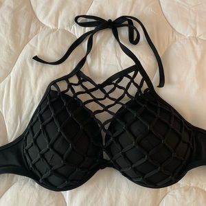34DD Black Bikini Top